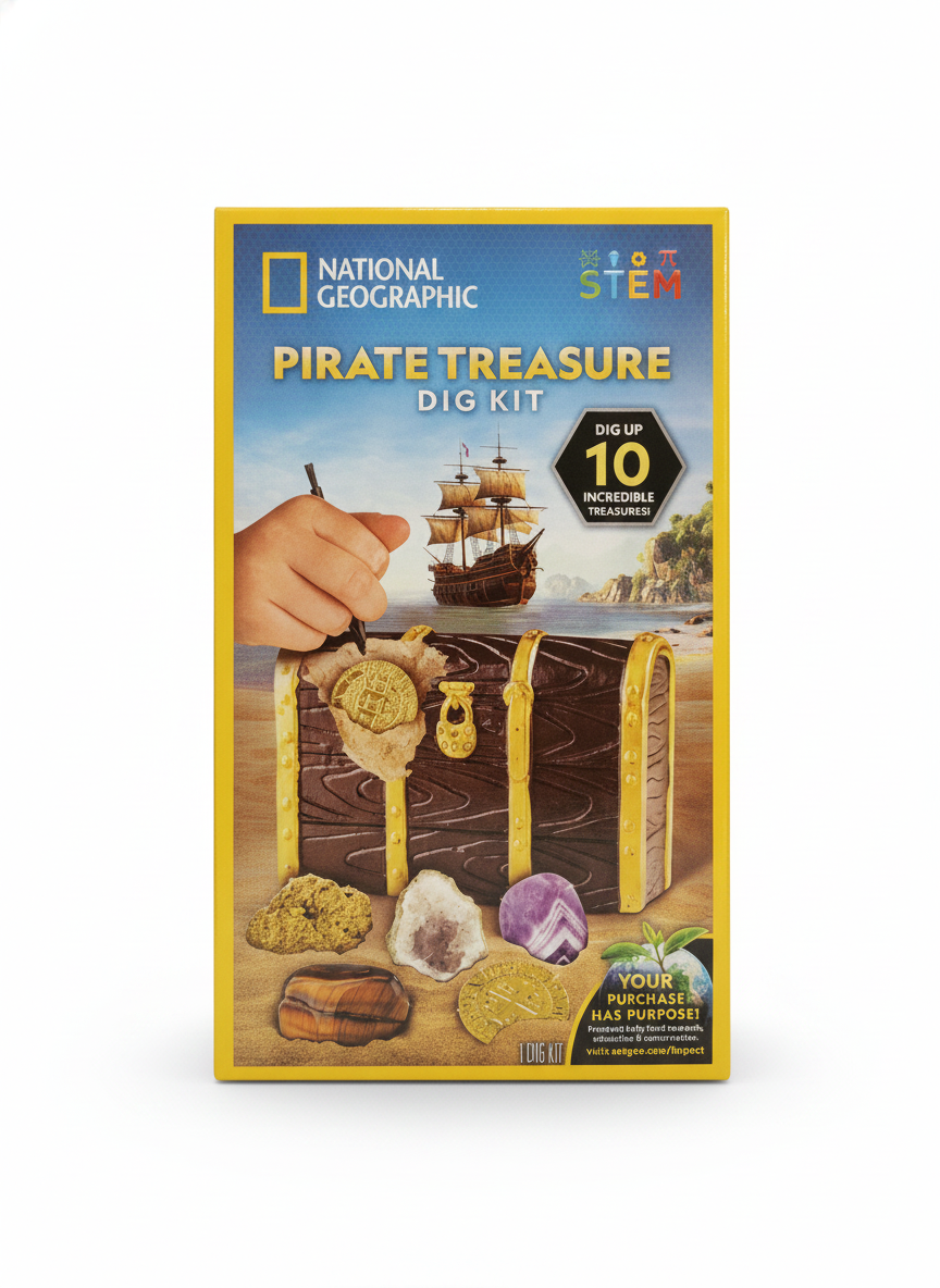 National Geographic Pirate Treasure Dig Kit