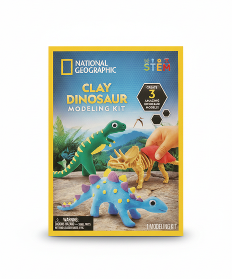 NATIONAL GEOGRAPHIC CLAY DINOSAUR MODELING KIT