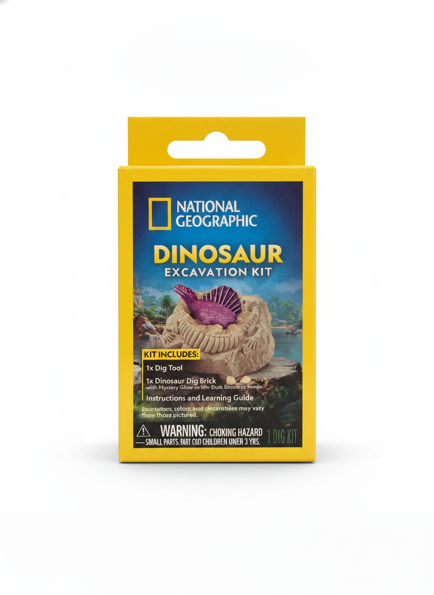 NATIONAL GEOGRAPHIC DINOSAUR EXCAVATION KIT