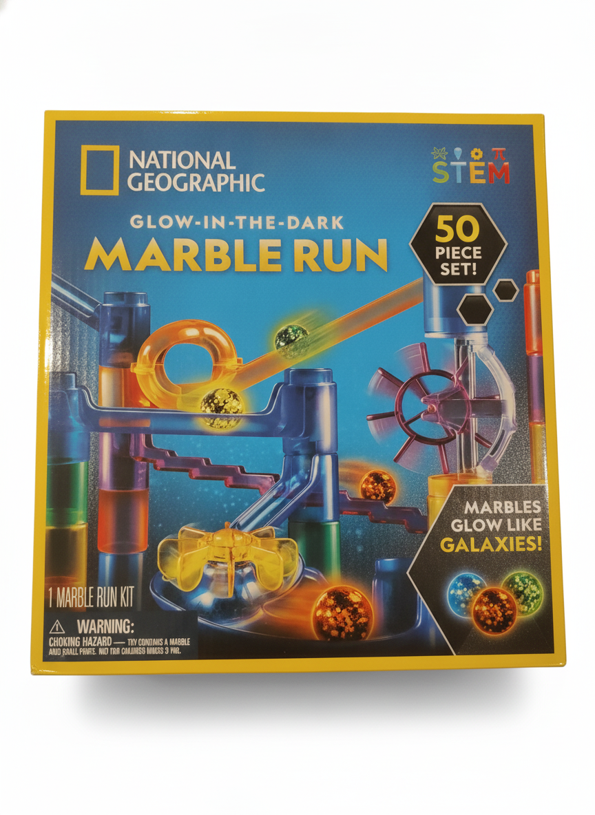 National Geographic Glow-in-the-Dark Marble Run