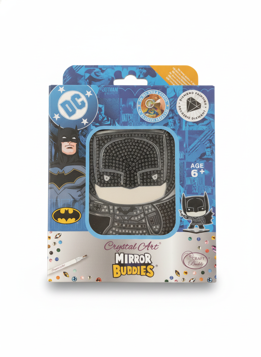 Crystal Art Mirror Buddies DC Batman