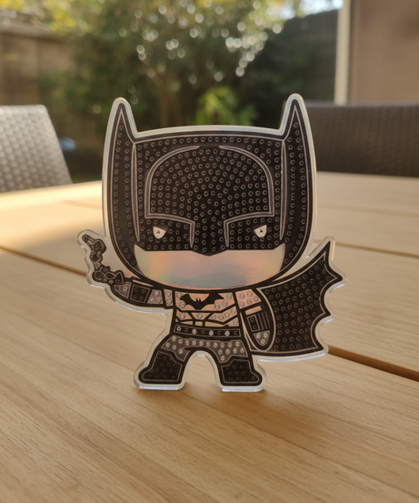 Crystal Art Mirror Buddies DC Batman