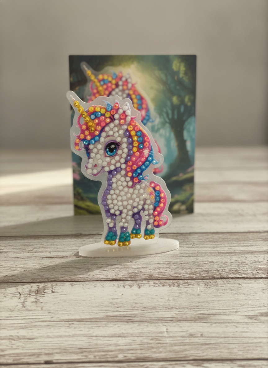 MAKE'N'TAKE Crystal Art Unicorn Kit