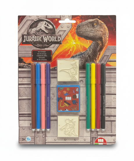 Jurassic World Stamp and Marker Set