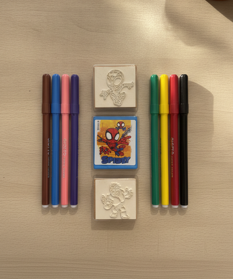 Marvel Spidey and His Amazing Friends Set of Stamps