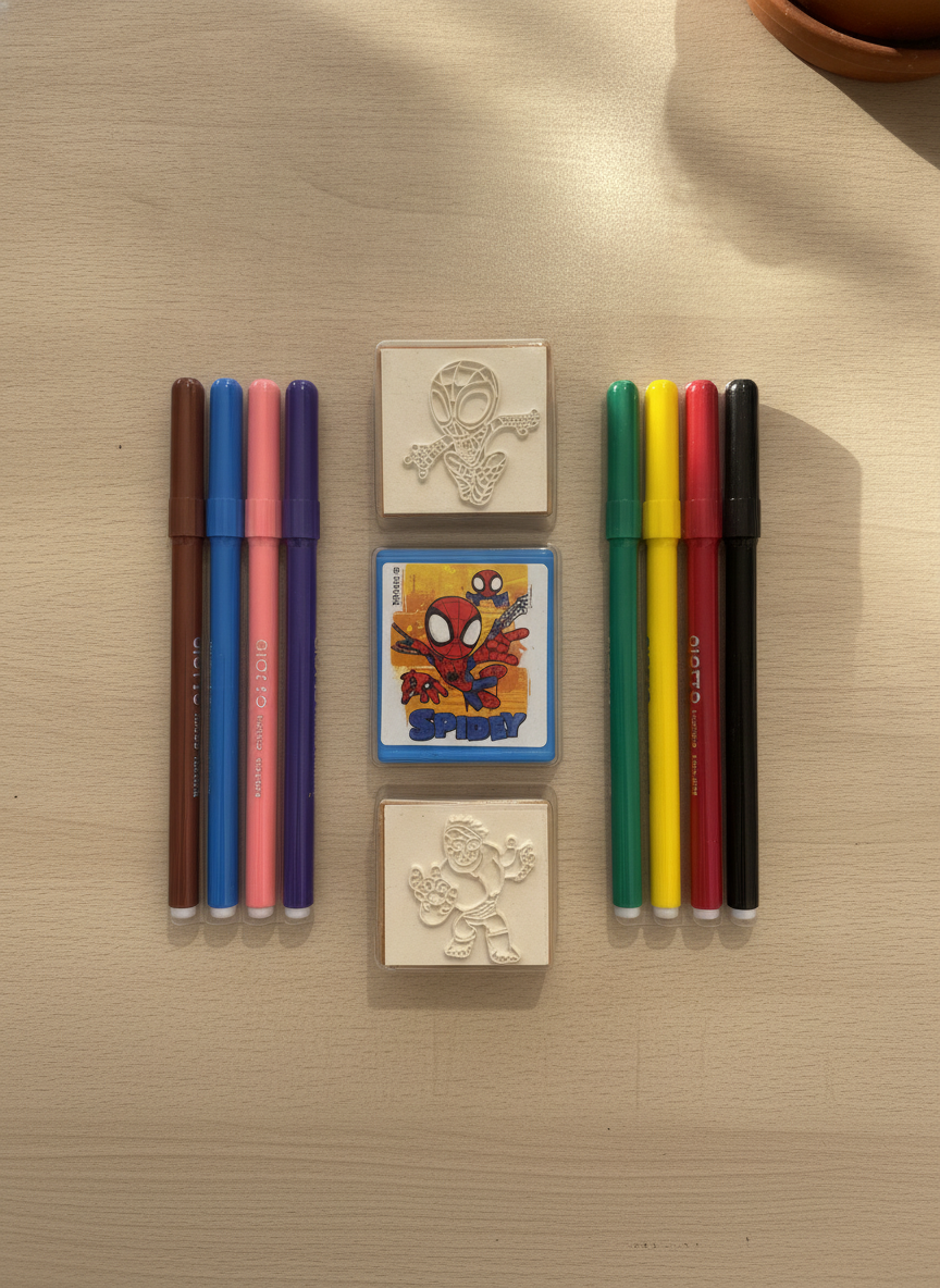 Marvel Spidey and His Amazing Friends Set of Stamps