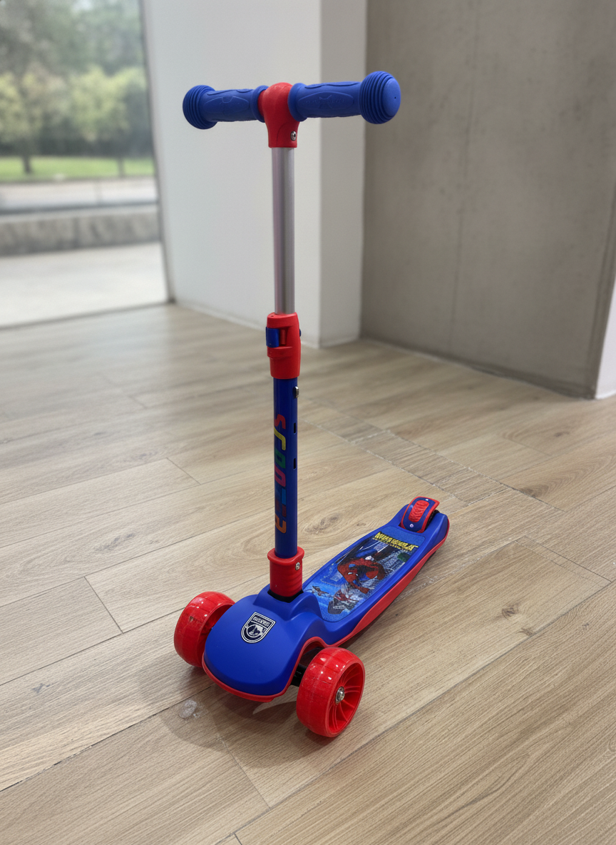 Spider-Man 3-Wheel Kids Scooter