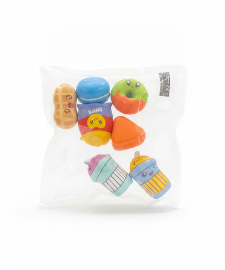 Assorted Squishy Food & Drink Toy Set