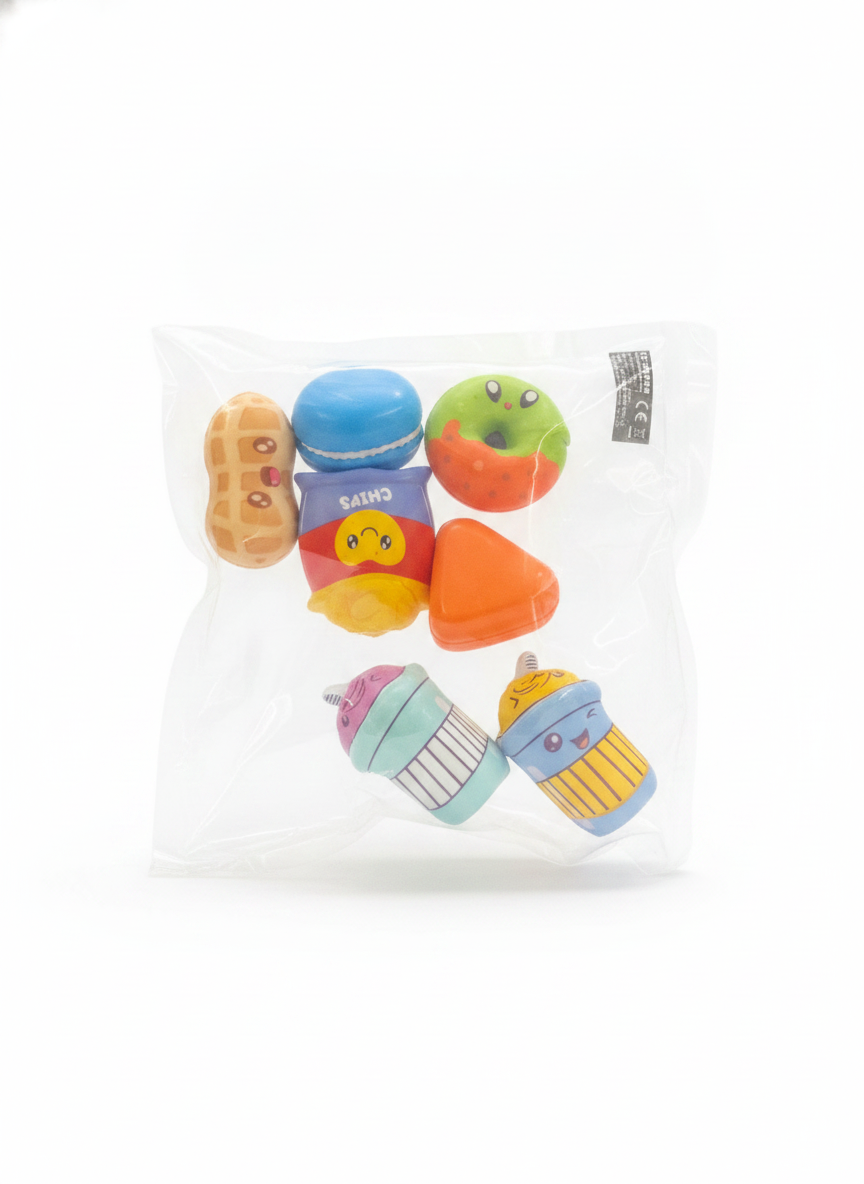 Assorted Squishy Food & Drink Toy Set