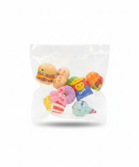 Assorted Food-Themed Squishy Toy Set
