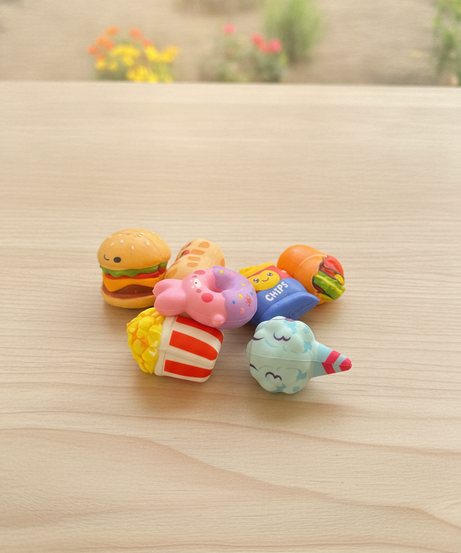 Assorted Food-Themed Squishy Toy Set