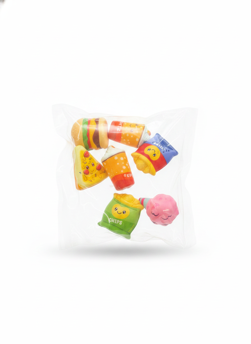 Assorted Food Squishy Toys Collection