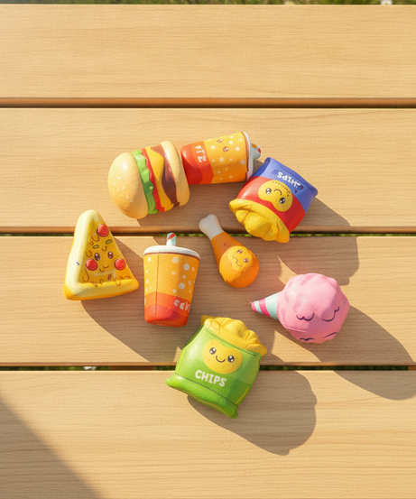 Assorted Food Squishy Toys Collection