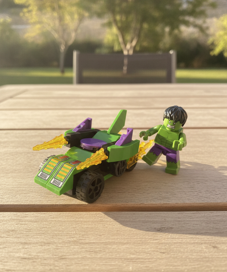 OBM Heroes Gathering Hulk Pull Back Vehicle Building Blocks (44pcs)