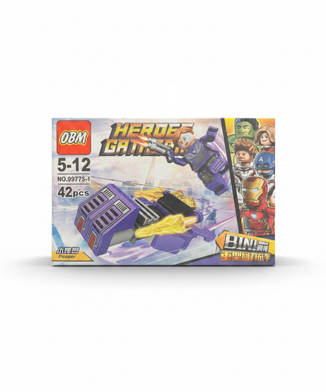 OBM Heroes Gather Pepper Heavy Duty Pullback Vehicle Building Set (No.99775-1)