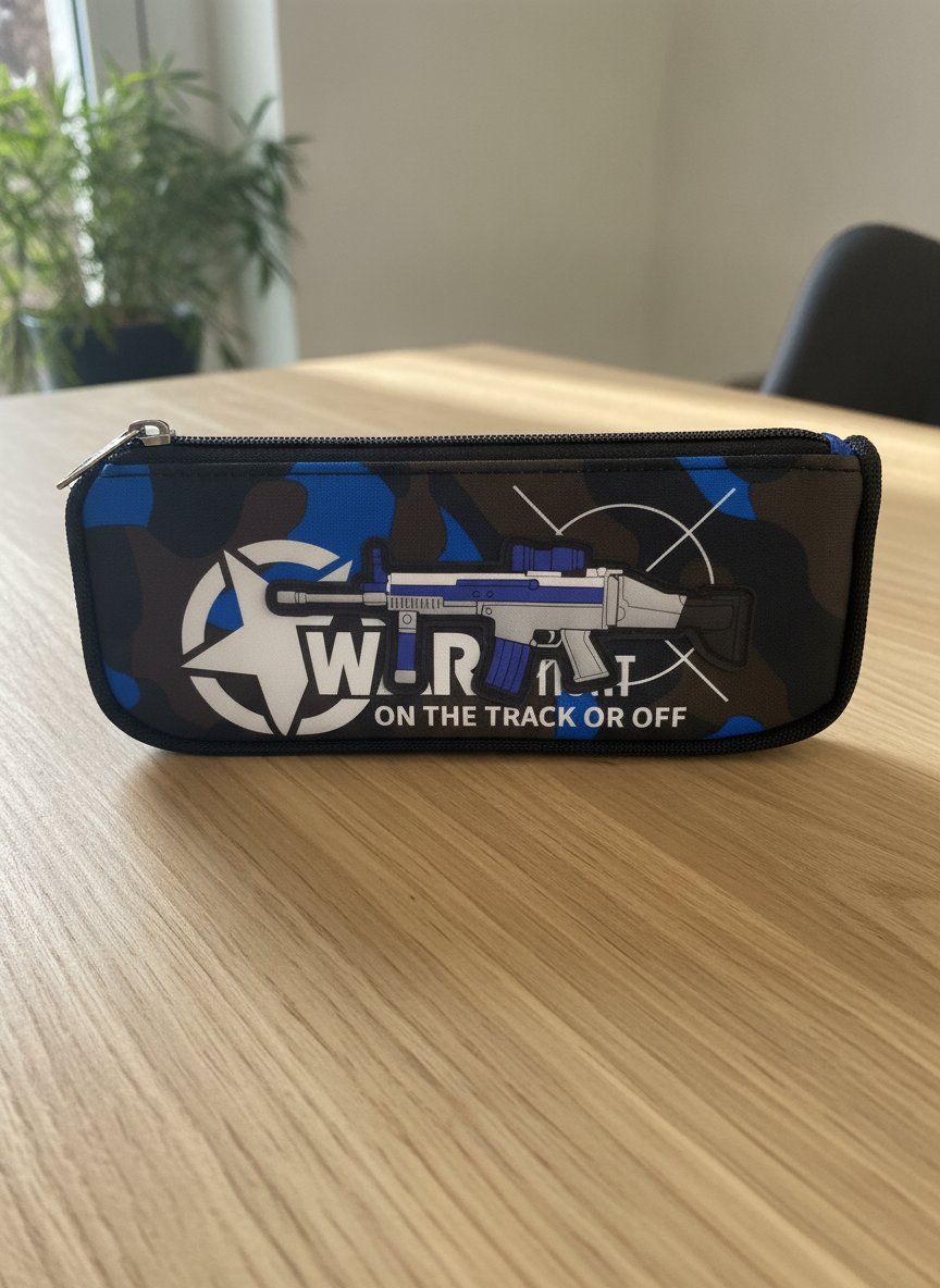 W.A.R. On the Track or Off Pencil Case
