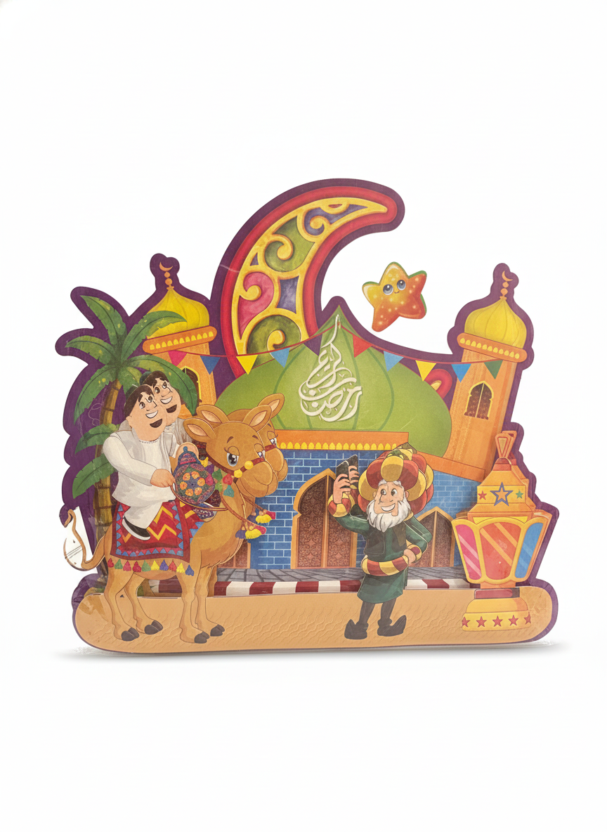 Ramadan 3D Cartoon Display