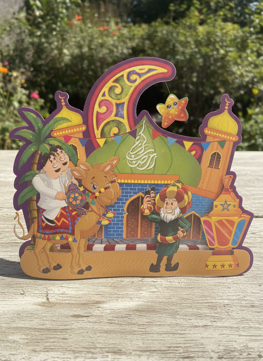 Ramadan 3D Cartoon Display