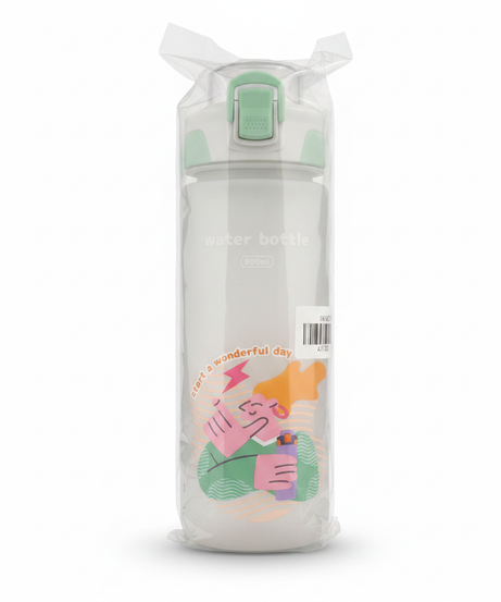 Water Bottle 800ml 'Start a Wonderful Day'