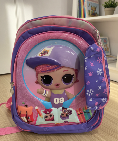 L.O.L. Surprise! Kids' Glitter Backpack with Pencil Case