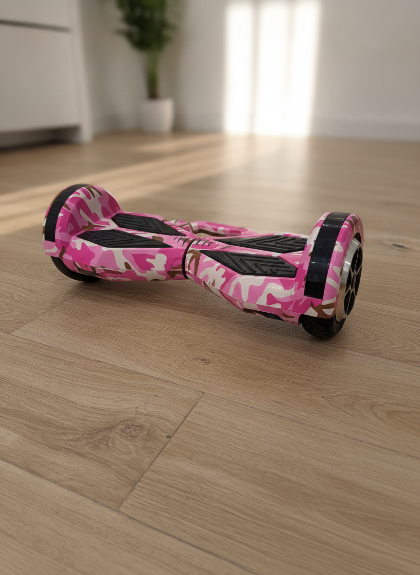 Pink Camouflage Self-Balancing Hoverboard