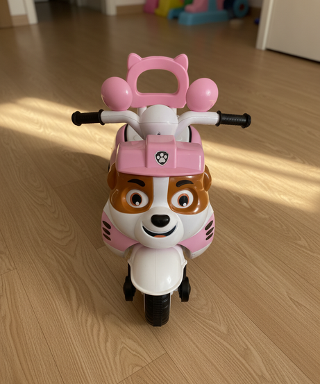 Pink Paw Patrol Skye Inspired Kids' Ride-On Scooter