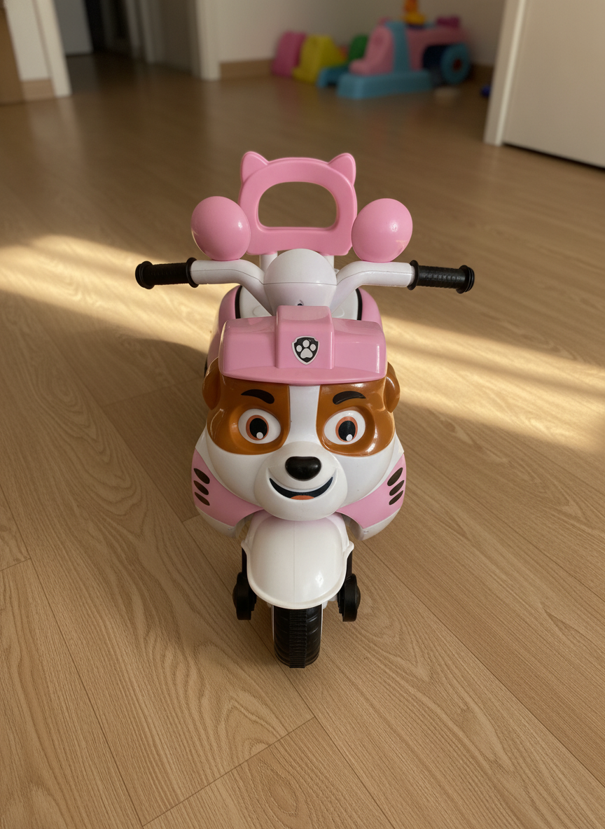 Pink Paw Patrol Skye Inspired Kids' Ride-On Scooter