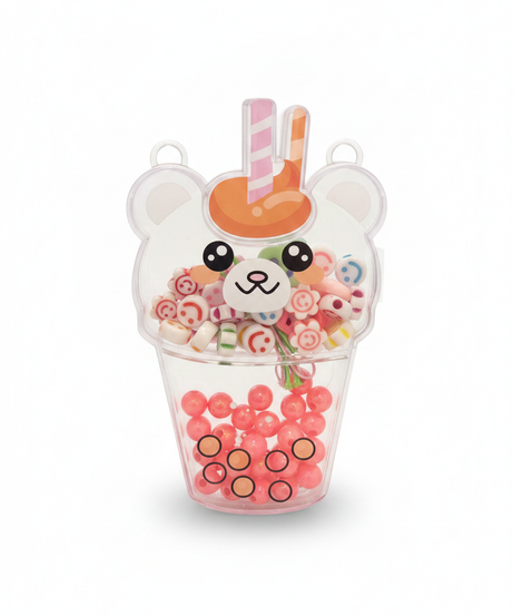 Kawaii Bear Bubble Tea Bead Craft Kit