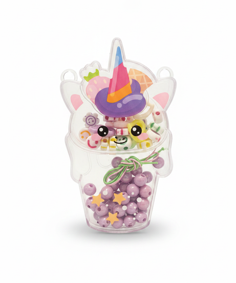 Unicorn Boba Charm & Bead Kit