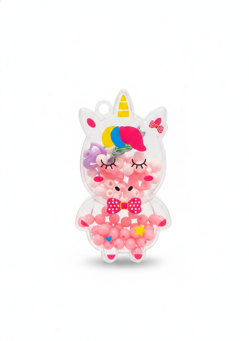 Unicorn Shaker Keychain Charm