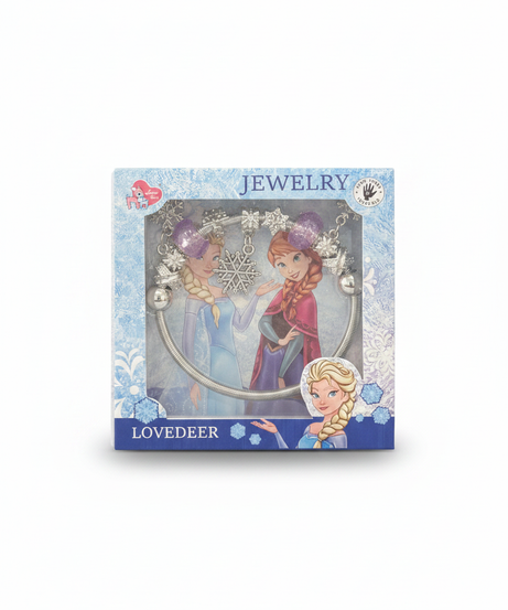 LOVEDEER Frozen Elsa & Anna Charm Bracelet Jewelry