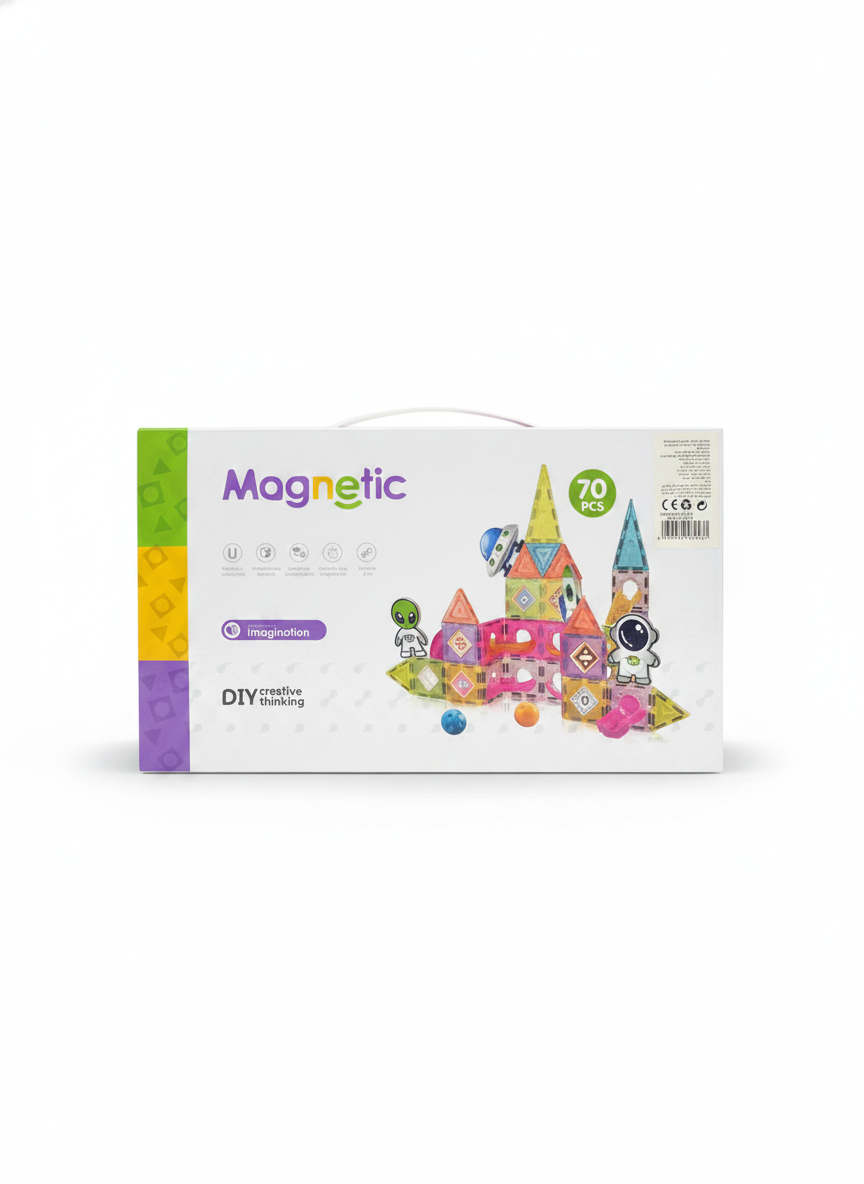 Magnetic Building Tiles 70 PCS