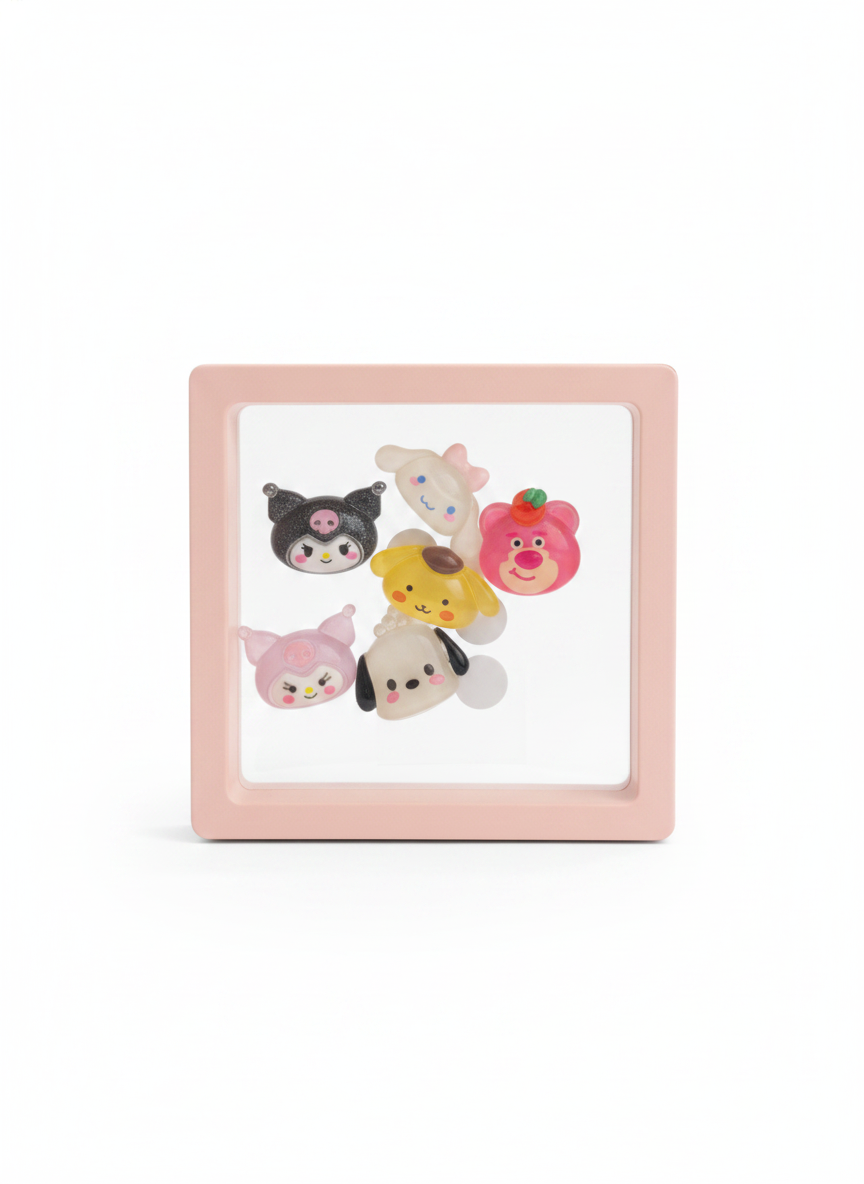 Cute Character Hair Clip & Charm Collection