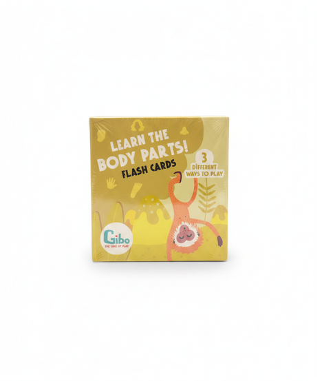 Gibo Learn The Body Parts! Flash Cards