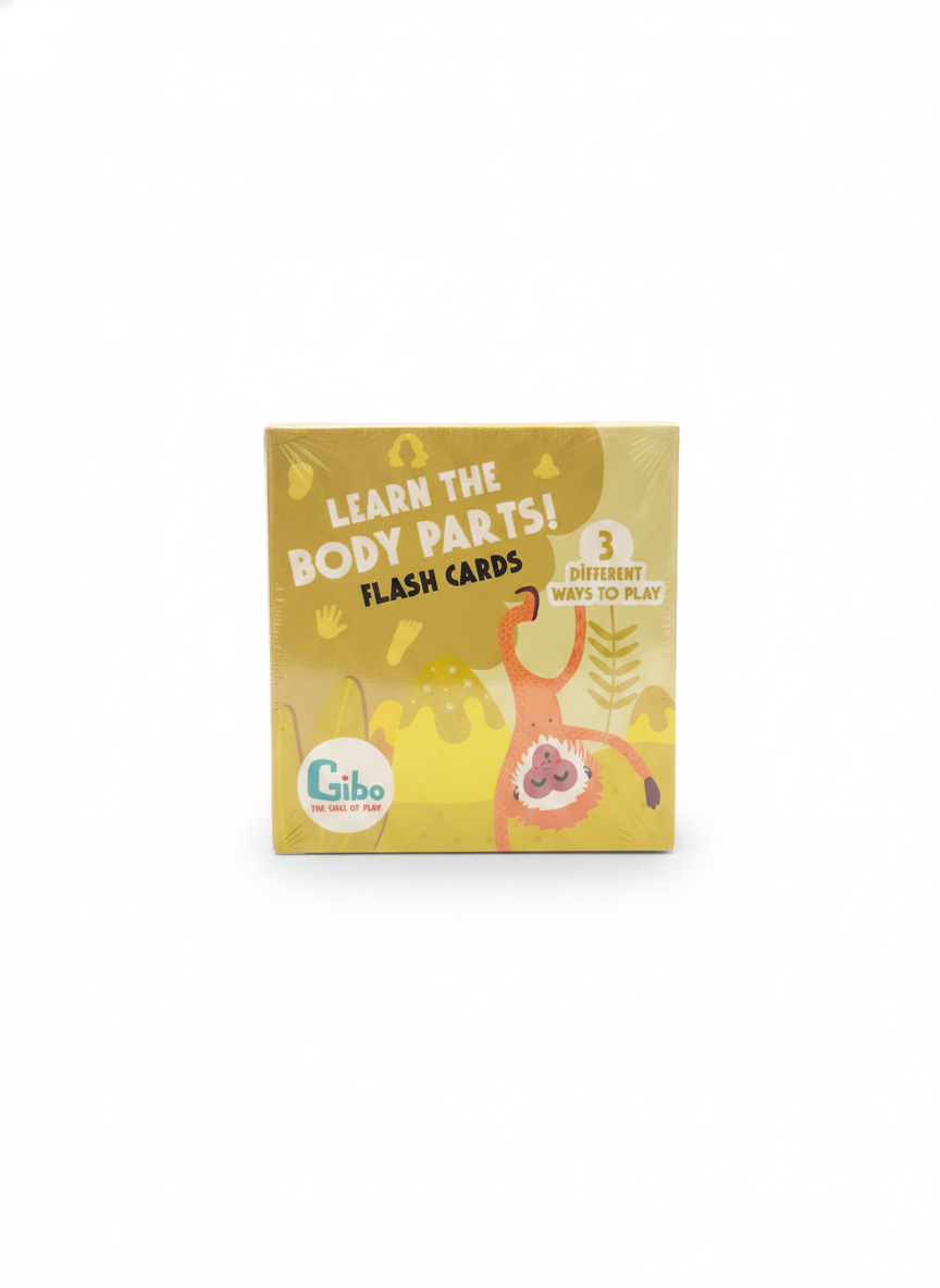 Gibo Learn The Body Parts! Flash Cards