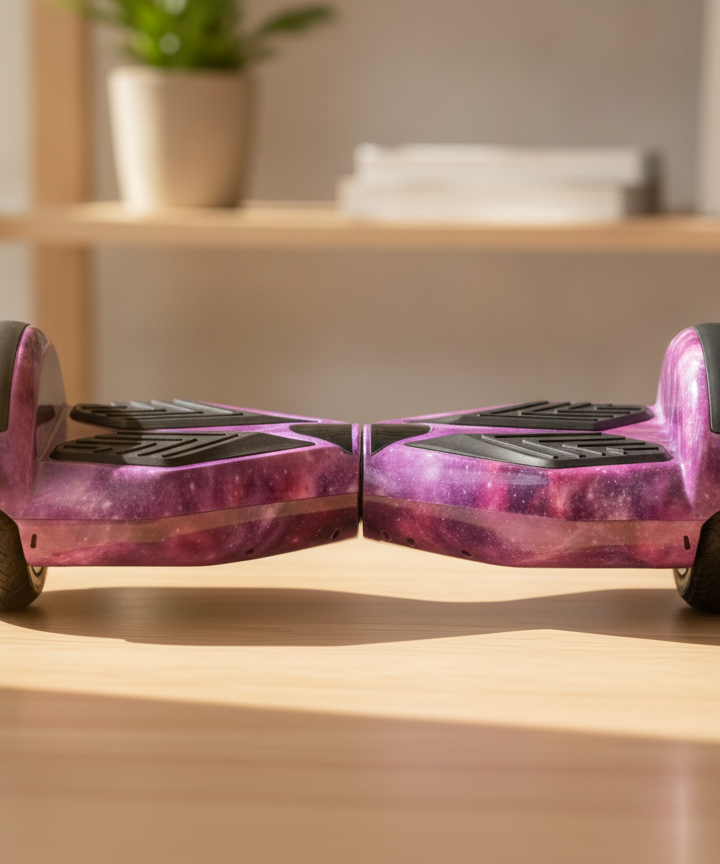 Purple Galaxy Self-Balancing Electric Hoverboard (8 inch)