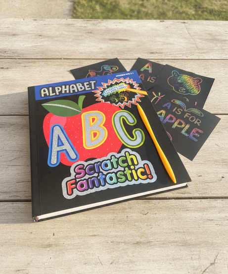 Alphabet Scratch Fantastic! Activity Book: Dazzling Doodles and Designs!