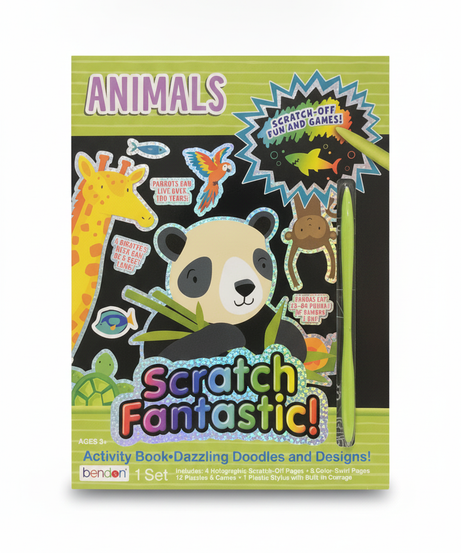 Bendon Animals Scratch Fantastic! Activity Book