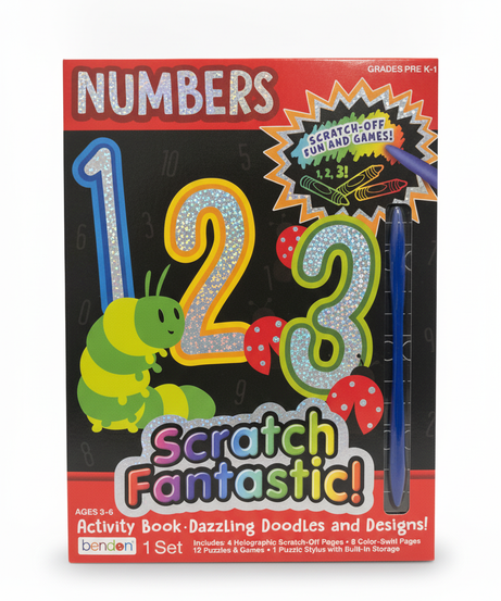 Bendon Numbers Scratch Fantastic! Activity Book