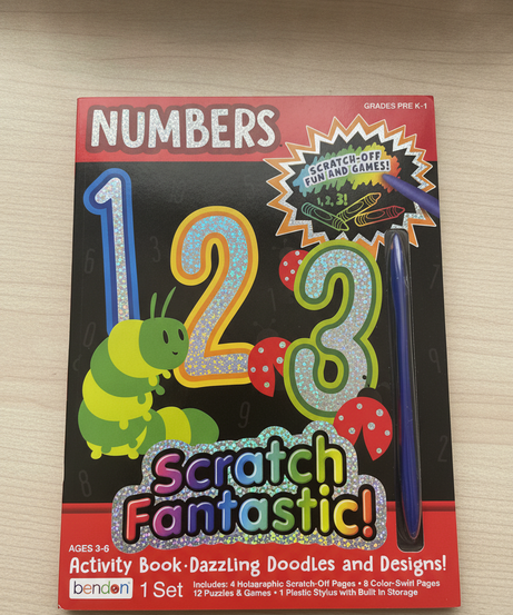 Bendon Numbers Scratch Fantastic! Activity Book