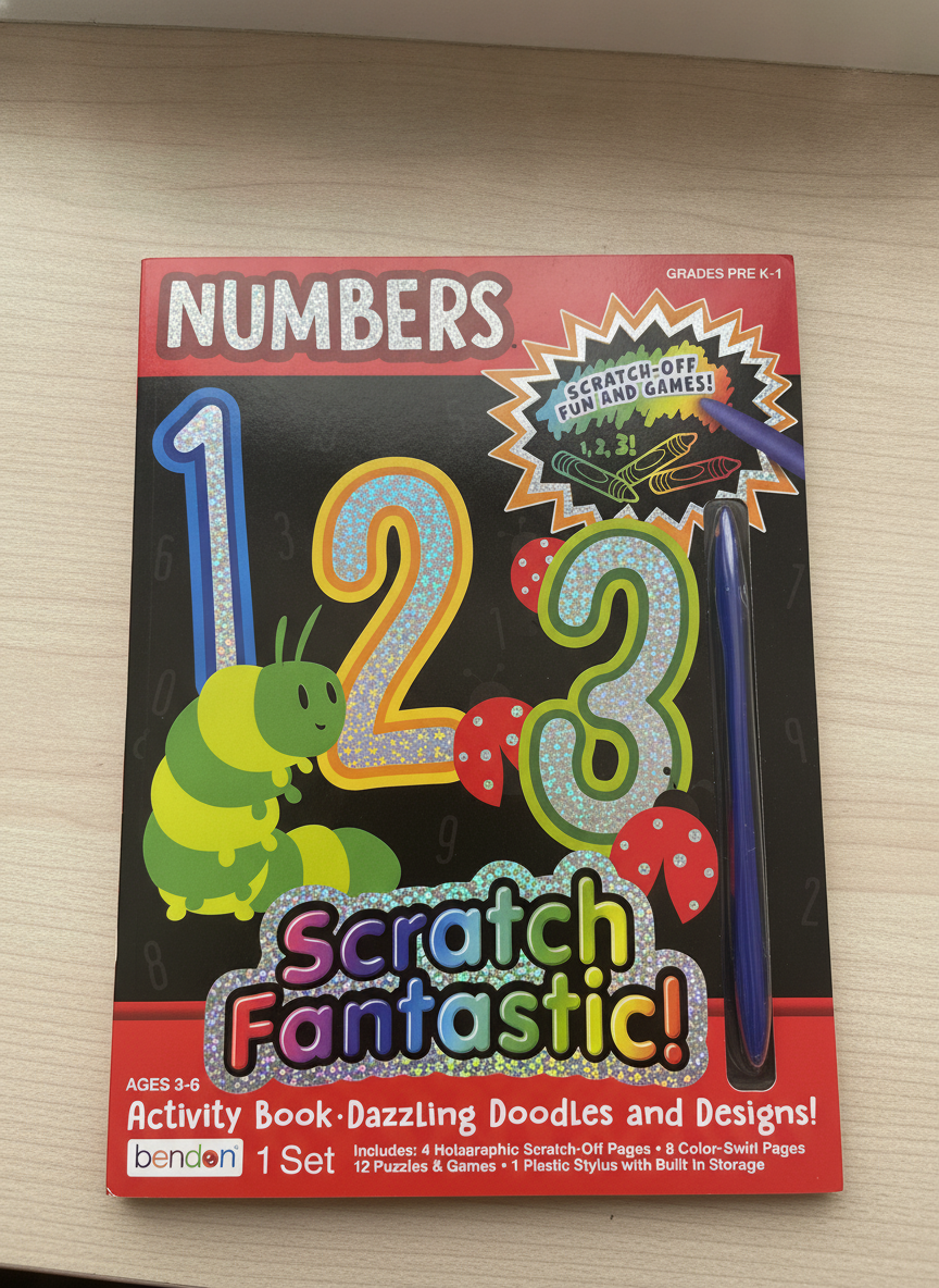 Bendon Numbers Scratch Fantastic! Activity Book