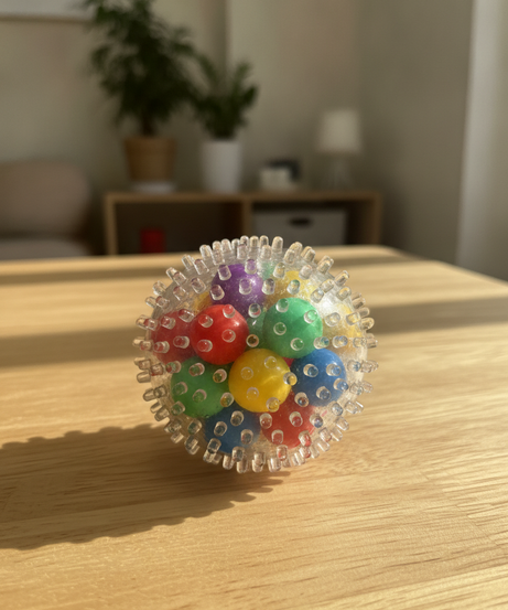 Rainbow Spiky Sensory Stress Ball