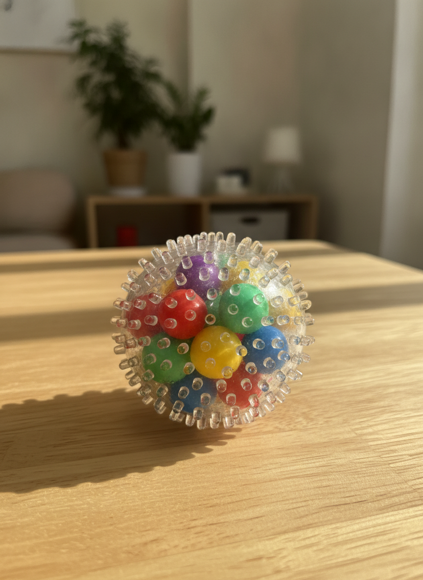 Rainbow Spiky Sensory Stress Ball