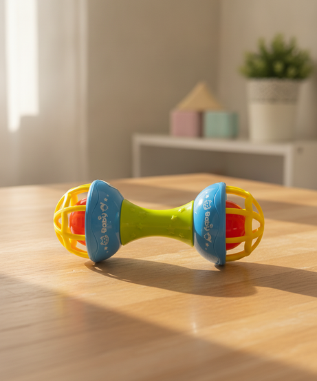 Baby Colorful Grasping Rattle Toy