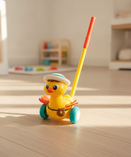 Cute Duck Handcart