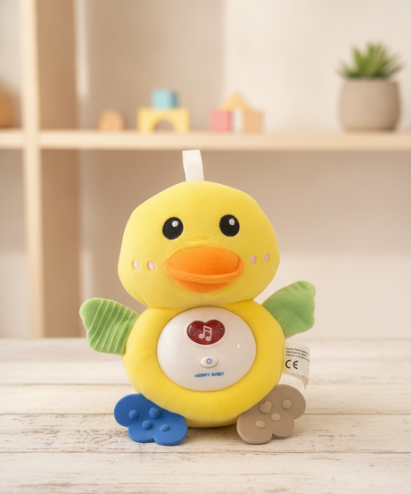 Fun Soothe Doll - Sound and Light Duck Toy / Teether (Soothe And Glow)