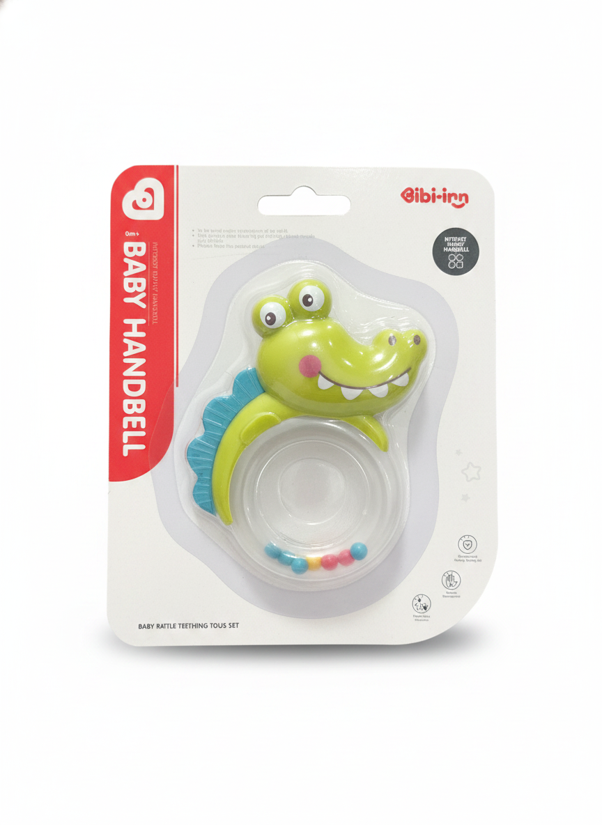 bibi-ing Baby Funny Handbell Rattle Teething Toy