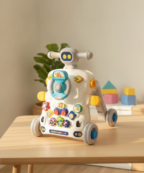 Bibi-inn 5-in-1 Activity Walker Ride On And Scooter