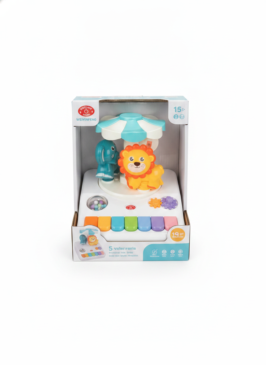 Baby Animal Musical Carousel Activity Toy