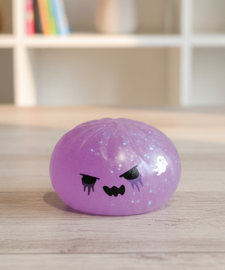 1pc Halloween Big Baozi with Steamer, Fun Quirky, Softly Shaped, Non-Sticky Halloween Party Holic